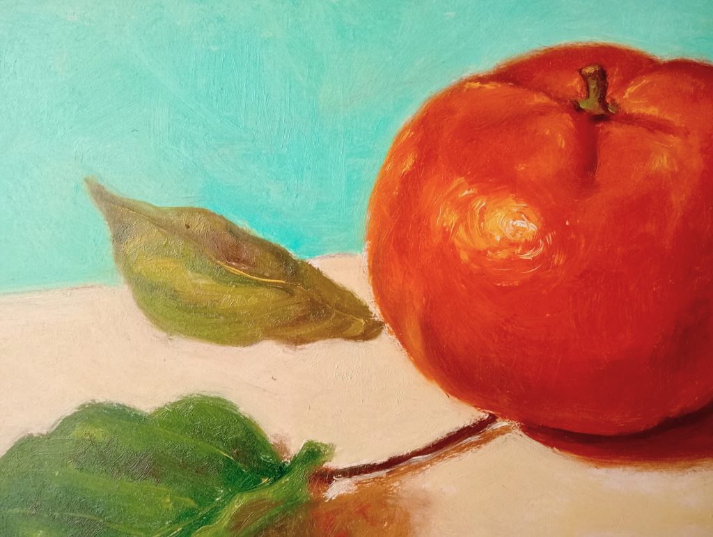 La Clementina, olio su tavola, 2007, particolare. Per gentile concessione dell'autore Margherita Capodiferro